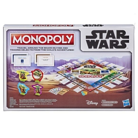 NWT Monopoly: Star Wars The Child, Board Game for Ages 8 and Up, 2-4 Players - Picture 4 of 8